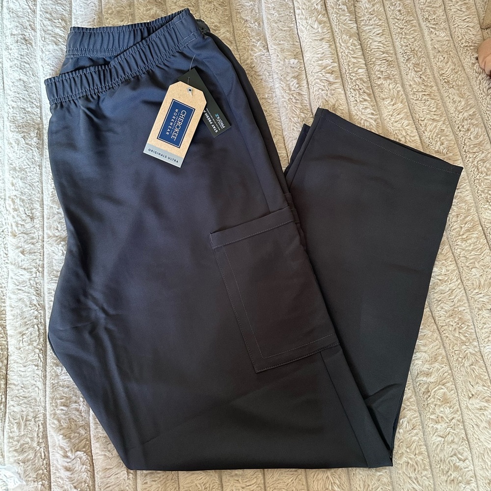Cherokee Dark Gray Scrubs/Pants